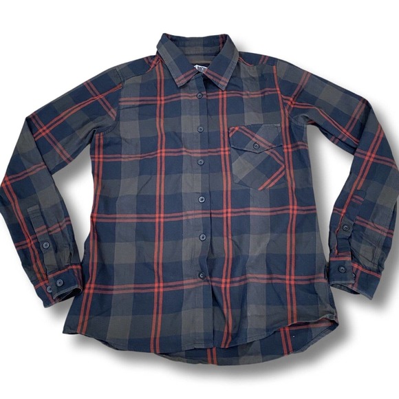 Smith Rogue Shirt Men XS Plaid Long Sleeve Button Down Blue Red - Picture 1 of 5